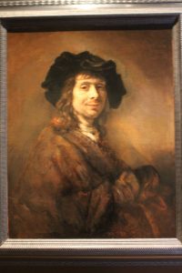 Portrait of a Young Man (perhaps an artist), workshop of Rembrandt van Rijn, 1661-2.