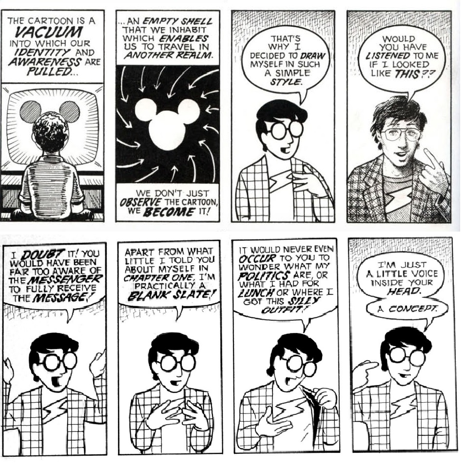 8 panels from Scott Mcloud's understanding comics