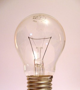 It's a lightbulb.  For ideas.